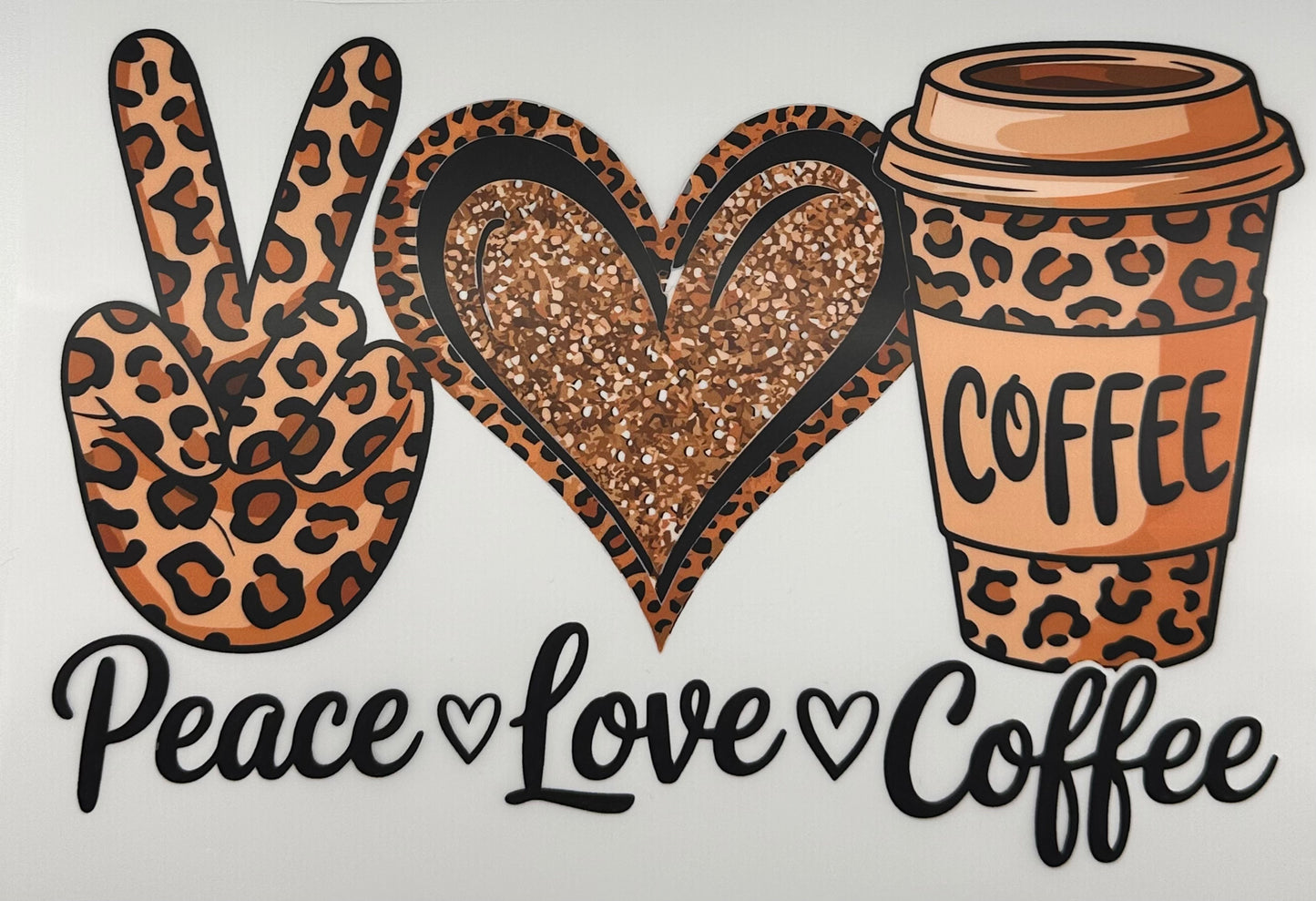 Cheetah Peace, Love, and Coffee