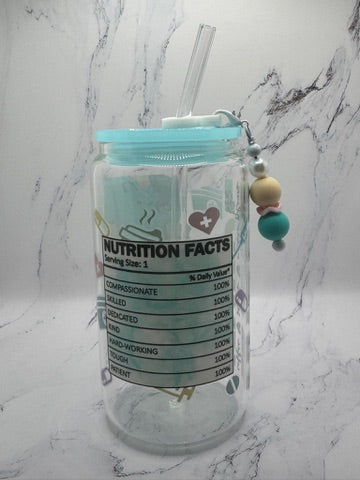 Nurse w/ cup charm
