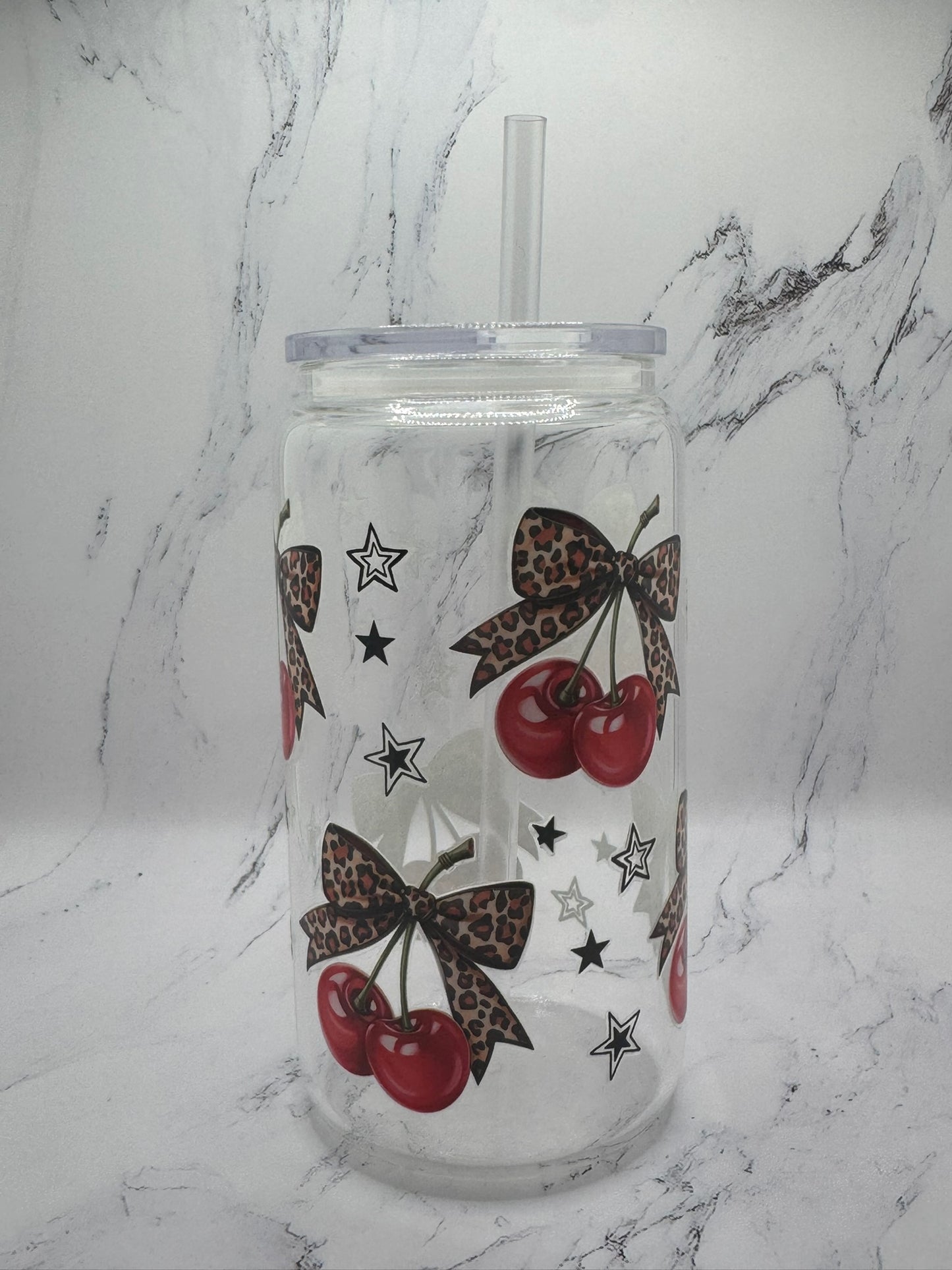 Cherries w/ Cheetah Bows