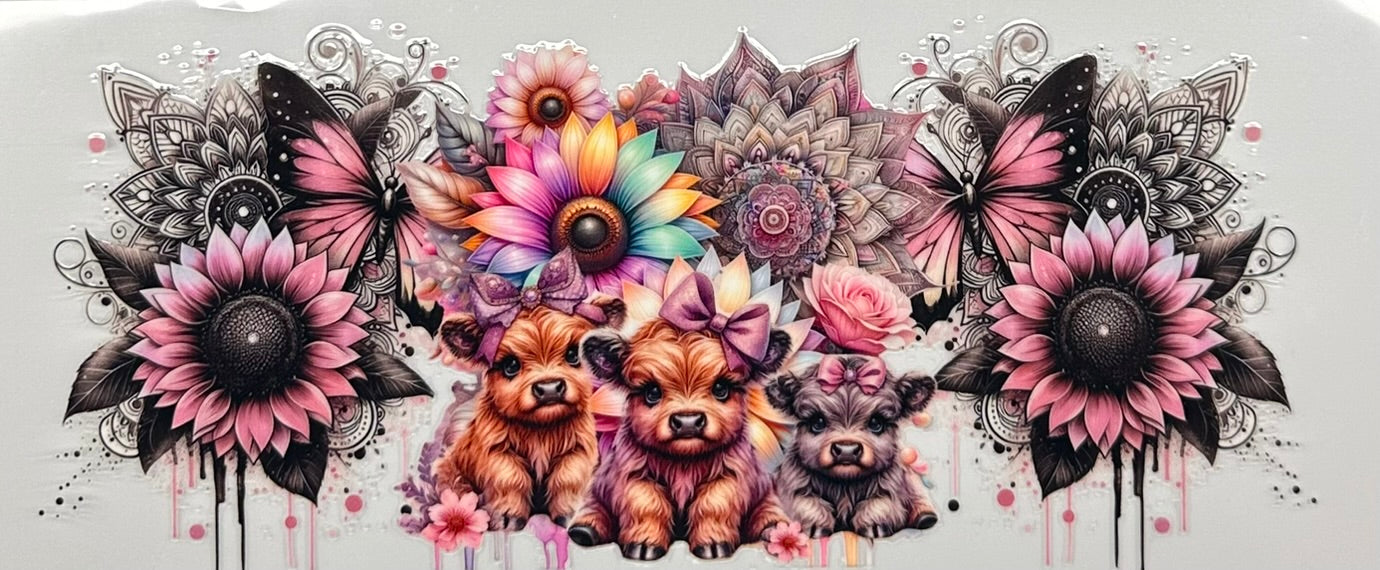 Baby Cow w/ Mandalas