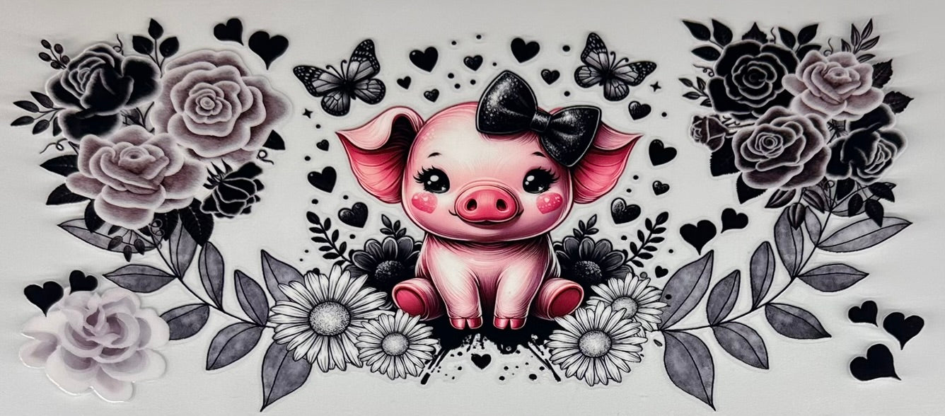 Black Bow Baby Piggy