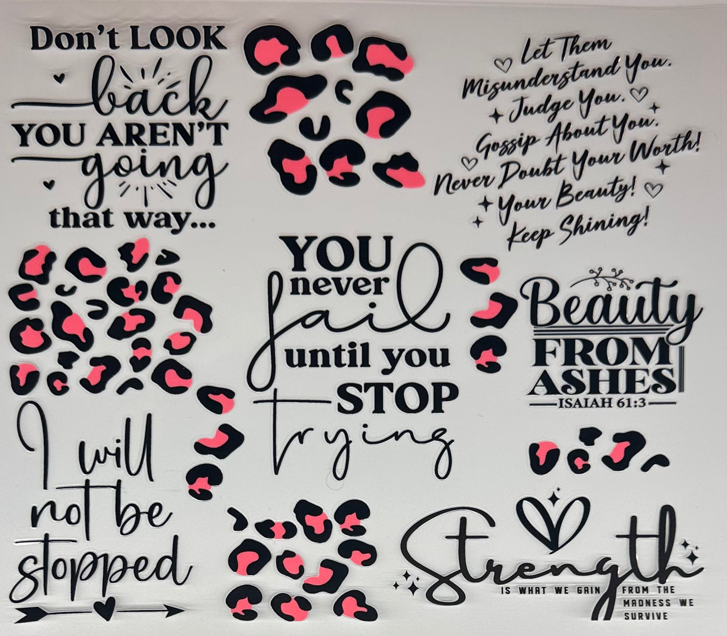 Inspirational phrases
