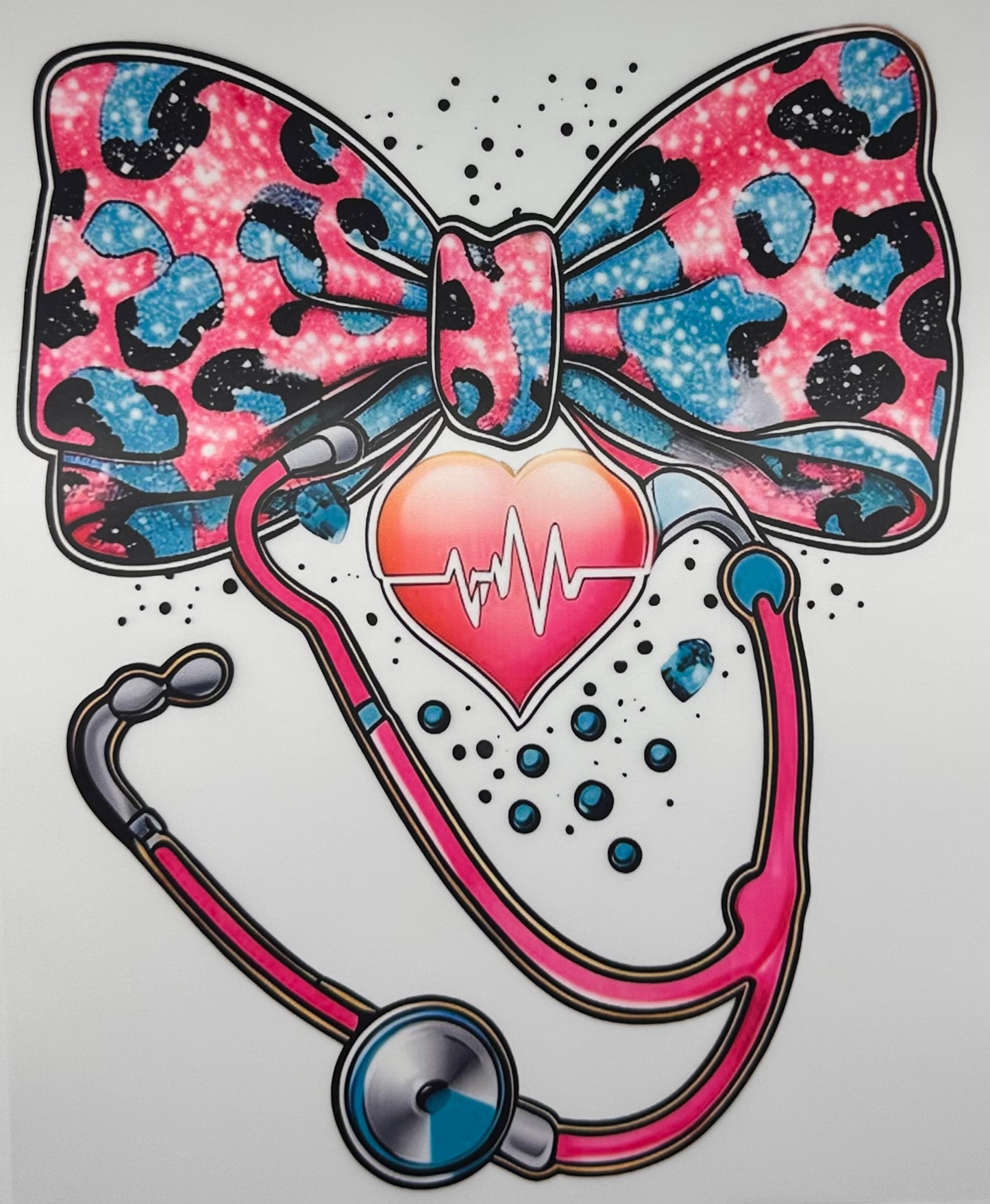 Pink/Blue Stethoscope