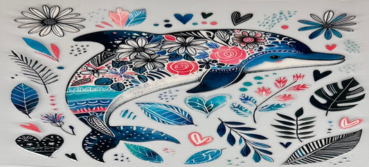 Printed Dolphin Beauty