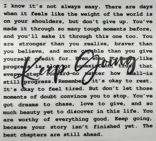 Keep Going