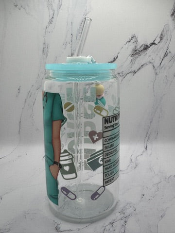 Nurse w/ cup charm