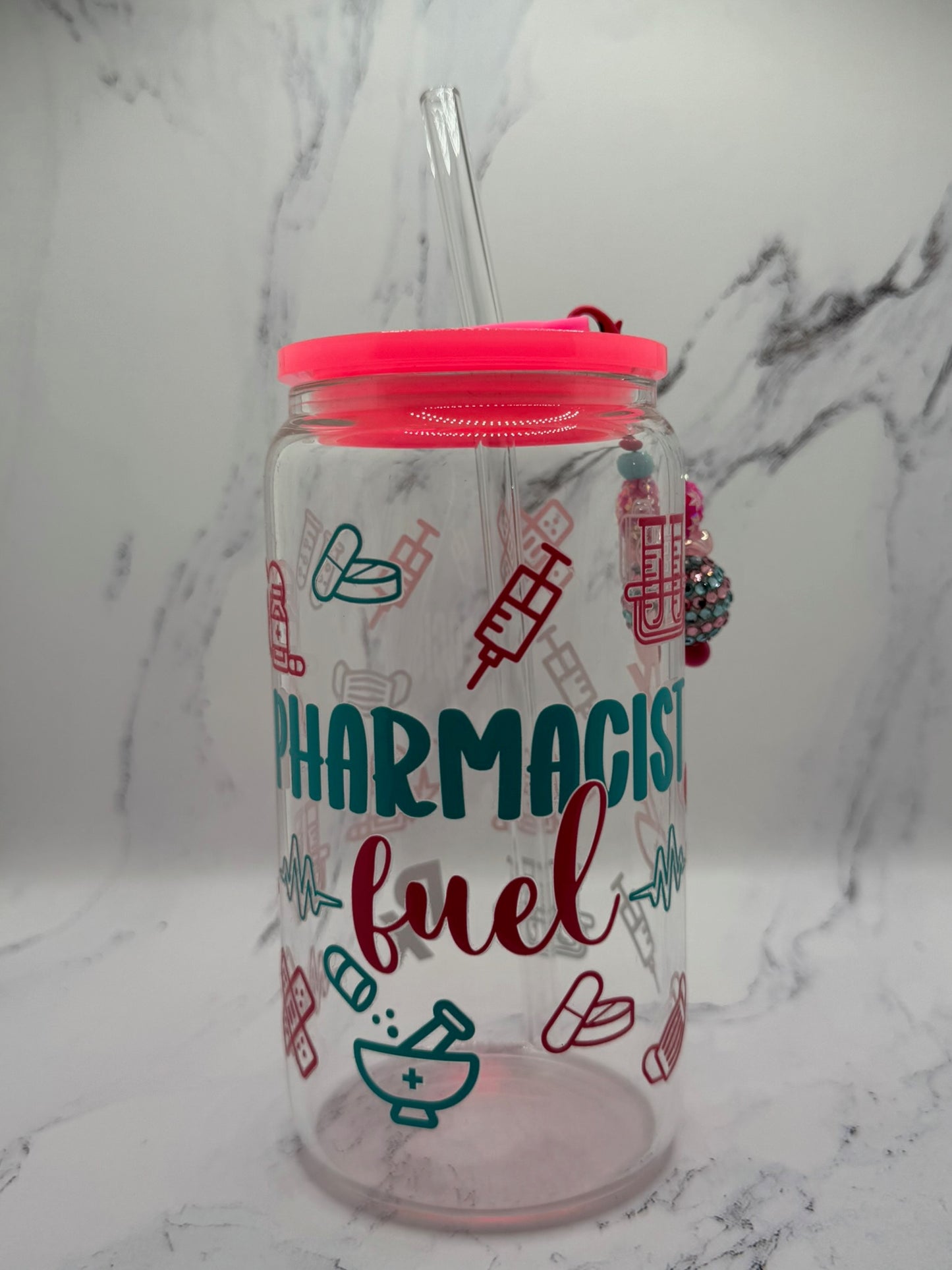 Pharmacist w/ cup charm