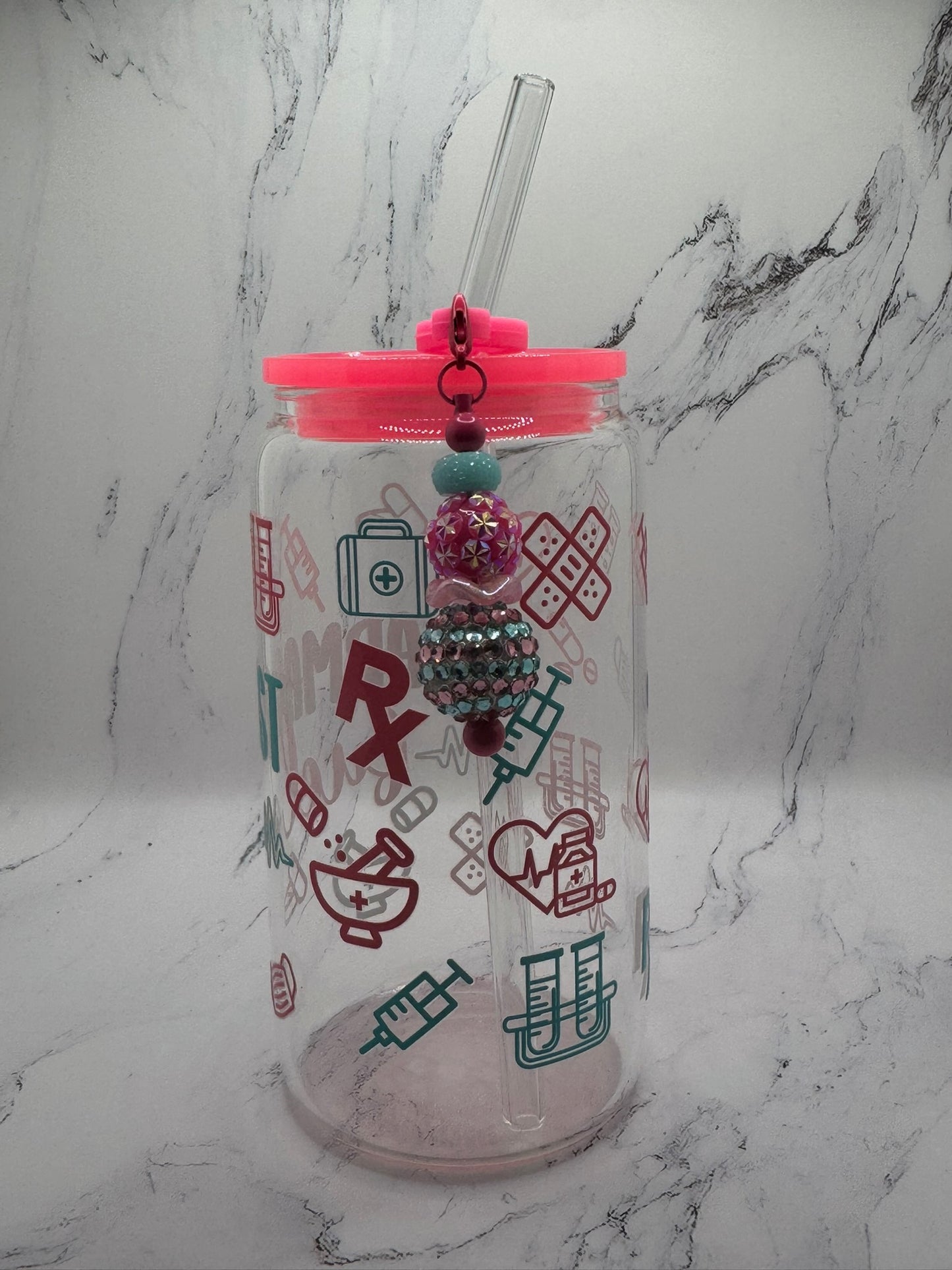 Pharmacist w/ cup charm