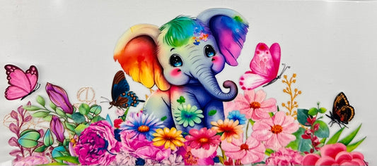 Color Splotch Elephant