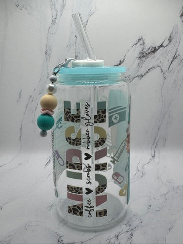 Nurse w/ cup charm