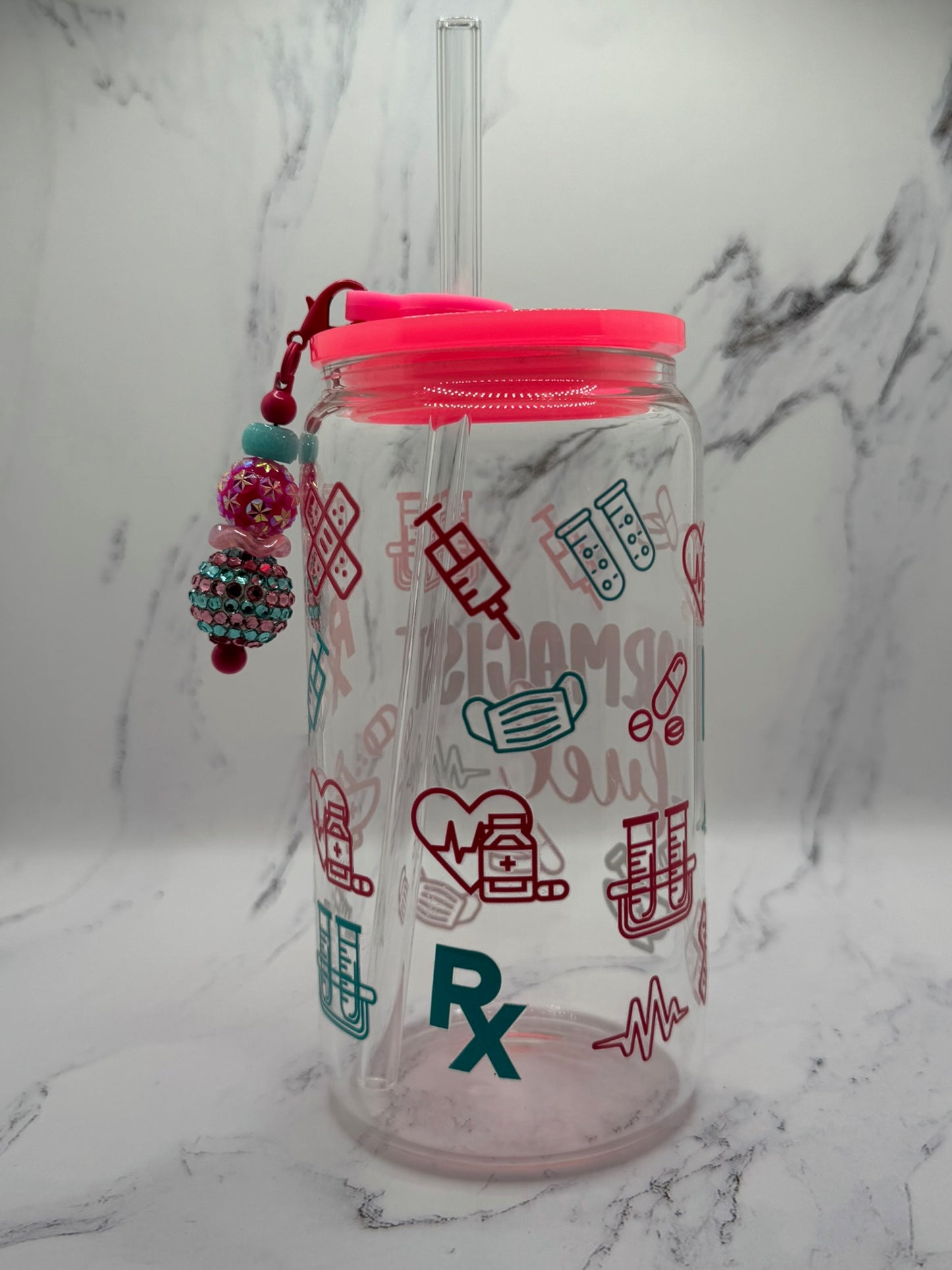 Pharmacist w/ cup charm