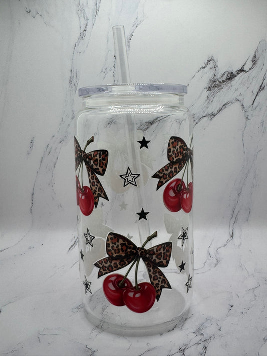 Cherries w/ Cheetah Bows