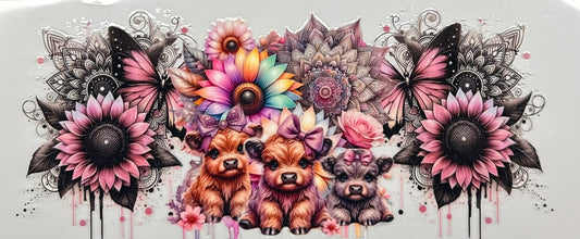 Baby Cow w/ Mandalas