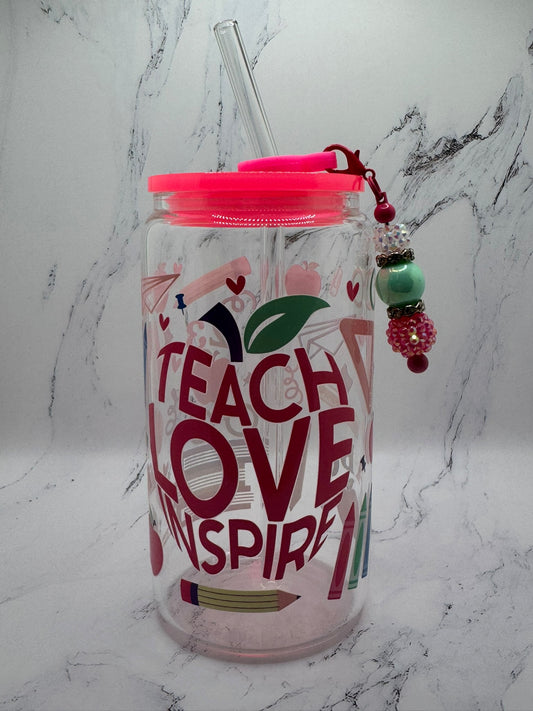 Teacher w/ cup charm