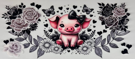 Black Bow Baby Piggy