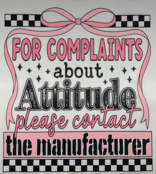 Complaints?