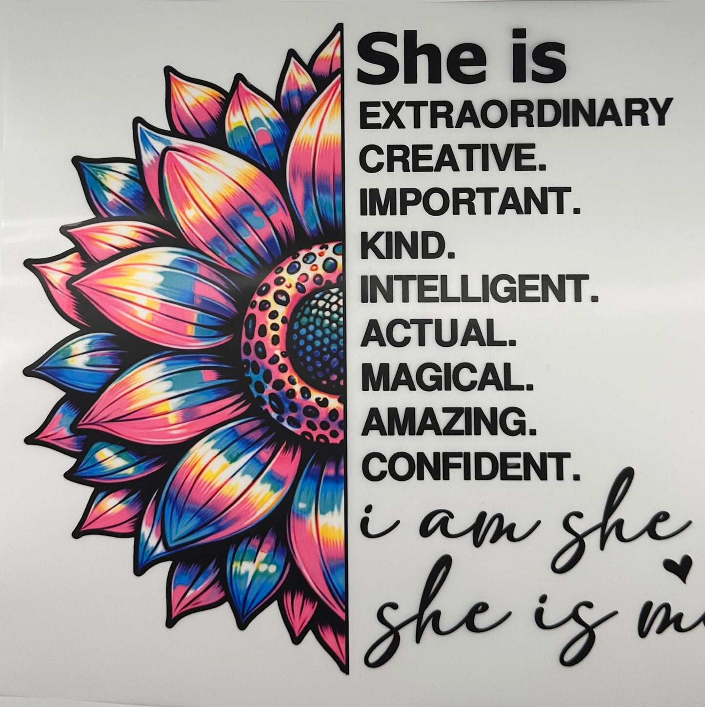 She is