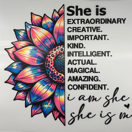She is