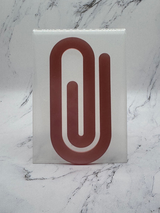 Solid Color Paperclip bookmarks